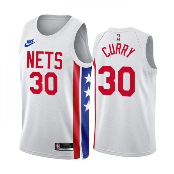 Brooklyn Nets Trikot Seth Curry 30 2022-23 Classic Edition Weiß Swingman - Herren